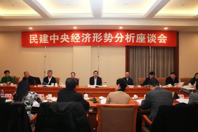 陈小平主委出席民建中央经济形势分析座谈会